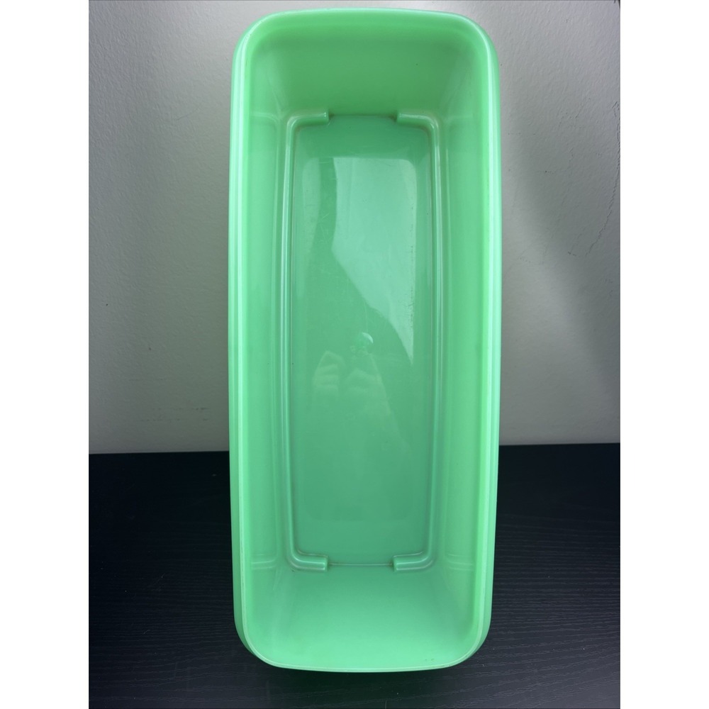 Vintage Tupperware 782‎ Celery Keeper Jadeite Green Crisper Tray No Lid
